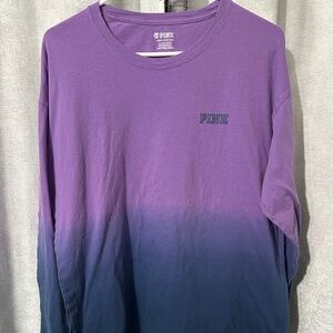 Victoria Secret Pink Long Sleeve Crew Neck Tee